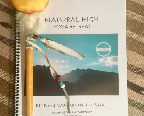 yoga retreat workbook journal