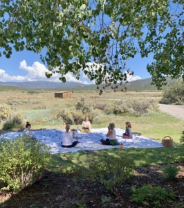 durango colorado yoga retreat using the labyrinth