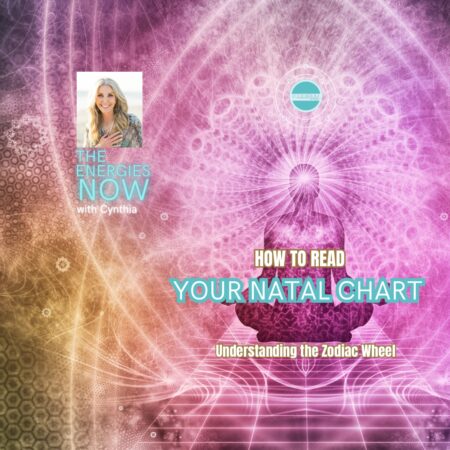 text reads: how to read your natal chart. understanding the zodiac wheel.